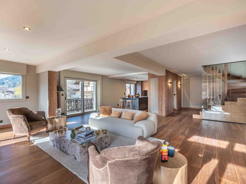Luxury renovated semi-detached chalet – Jaillet – Unobstructed view and village access on foot for sale in Megeve 2436186161
