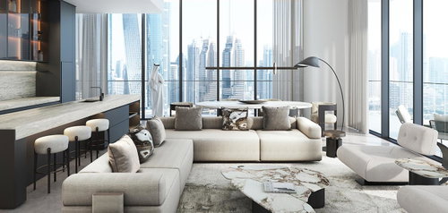 W Residences Dubai Harbour – Sophisticated 3-Bedroom Apartment with City Views and World-Class Amenities 2645480834