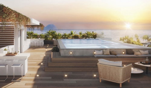 Discover an upscale penthouse in the heart of Tamarin. 2682747123
