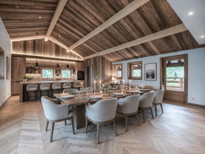 New chalet with 7 bedrooms and swimming pool – Village center for sale in Megeve 2690726053