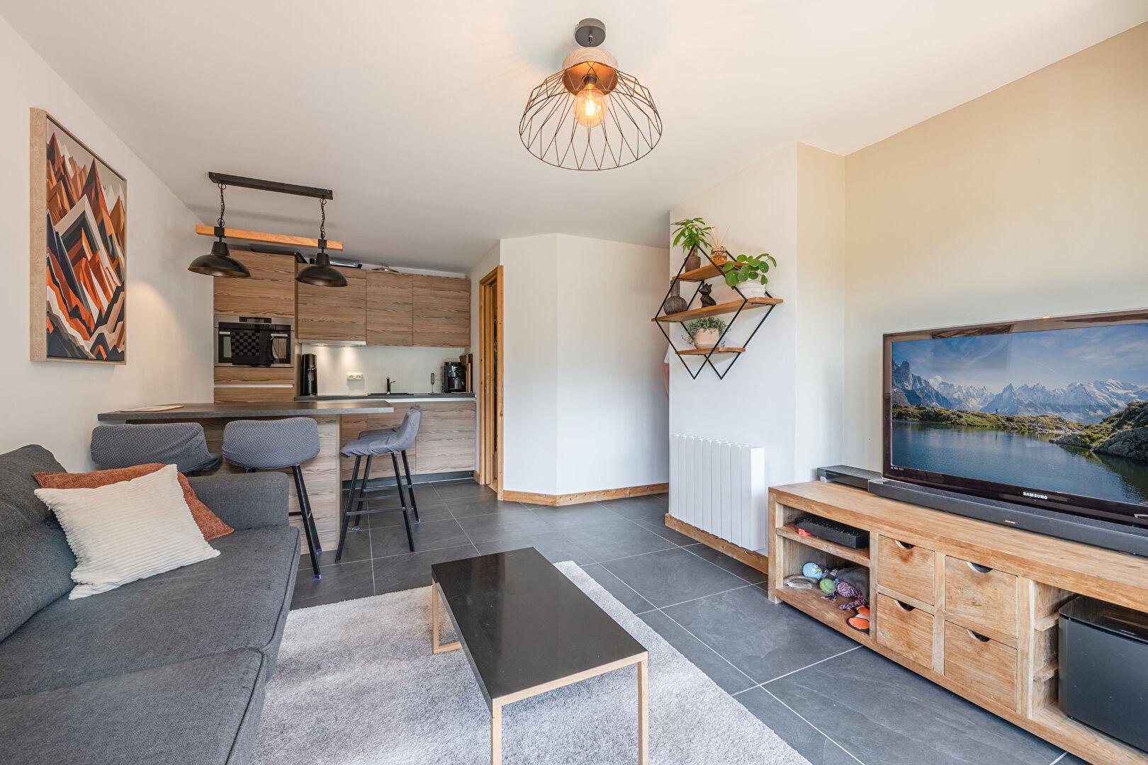 One-bedroom apartment with a mountain area - Ski-in ski-out in the heart of Chamonix for sale in Chamonix 2755035066