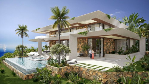 Luxury villa with sea view, golf, spa and personalized services in Bel Ombre, Mauritius 2817789762