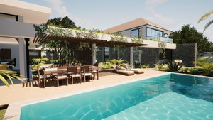 Villa I6 : exceptional bioclimatic villa of 542m² at Beau Champ 2879814313