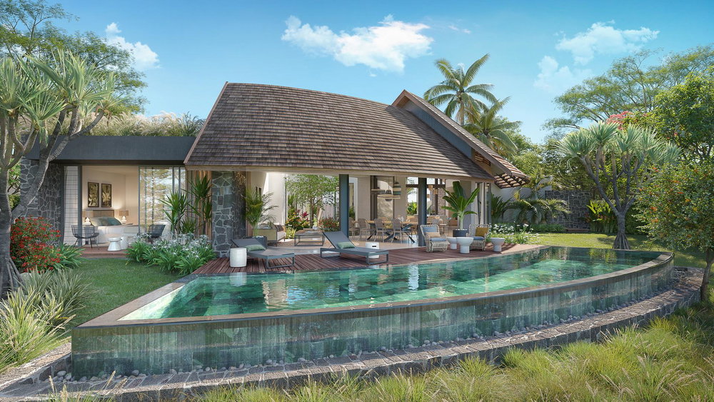 Luxury 3-bedroom villa with golf and beach access for sale | Anahita Mauritius 2949366043