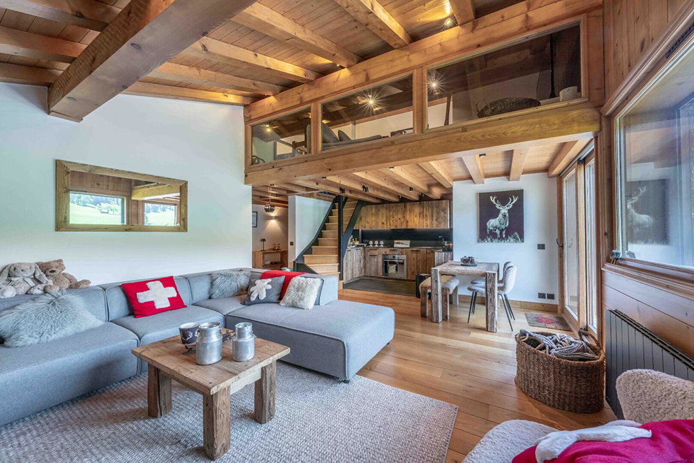 Two-bedroom duplex with mountain corner – Semi-detached neighborhood for sale in Megeve 3295407202
