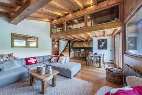 Two-bedroom duplex with mountain corner – Semi-detached neighborhood for sale in Megeve 3295407202