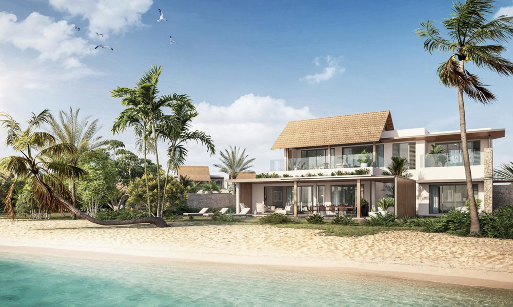 Villa pieds dans l’eau à Wolmar – Face au Morne, vue mer & coucher de soleil – Île Maurice 3556030575