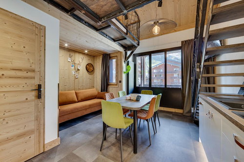 1 bedroom duplex apartment with mountain corner at the foot of the slopes for sale in Tignes 357113605