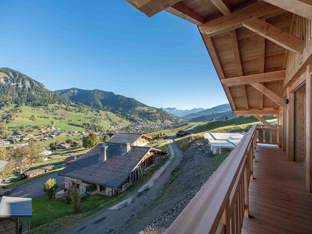 New chalet – Ski-in/ski-out – Unobstructed views for sale in Megeve 415747170
