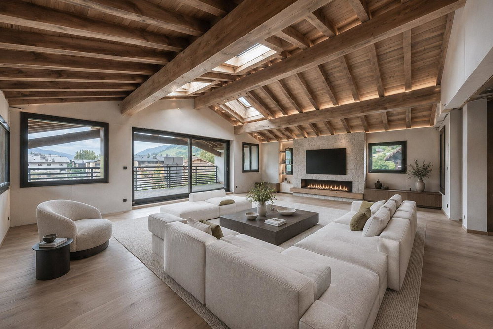 Chalet of 390 m2 in Demi Quartier for sale in Megeve 4223364701