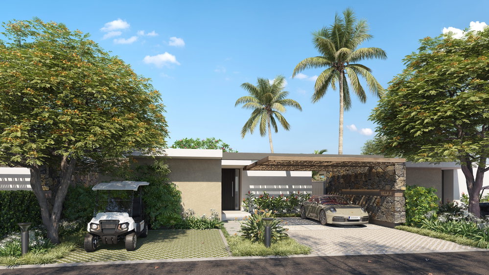 Invest in a luxury 2 bedroom villa with golf view in Azuri, Mauritius 4253788532