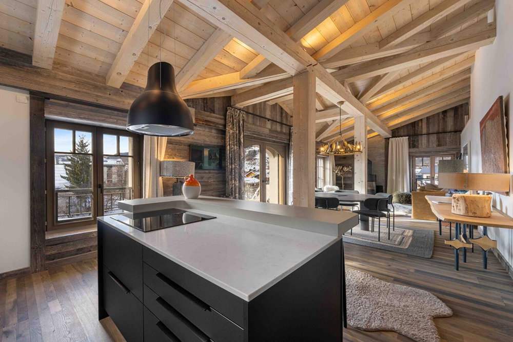 Beautiful 114 m2 apartment on the top floor – Megève town centre – 4 rooms for sale in Megeve 555041918