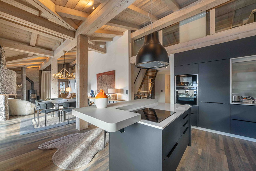 Beautiful 114 m2 apartment on the top floor – Megève town centre – 4 rooms for sale in Megeve 555041918