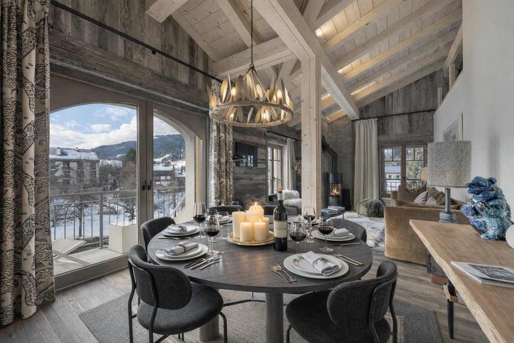 Beautiful 114 m2 apartment on the top floor – Megève town centre – 4 rooms for sale in Megeve 555041918