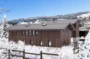 Plot of land of 597 sqm with its building permit cleared in Demi Quartier for sale in Megeve 629432136