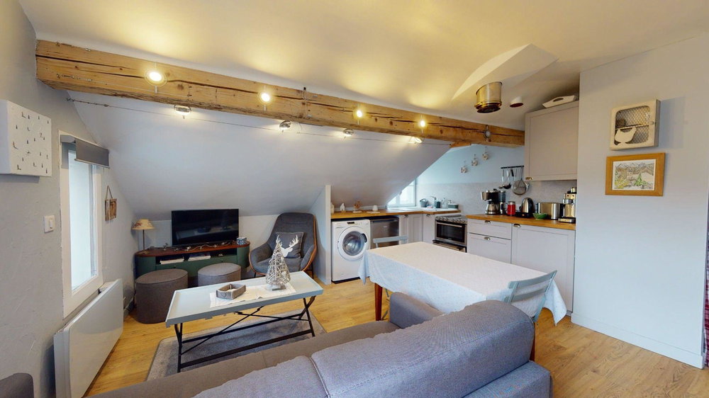 2-bedroom apartment, unfinished shell – Close to the village center for sale in Saint-Gervais Mont-Blanc 696894102