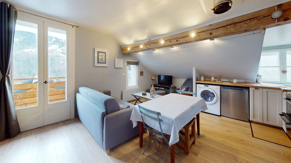 2-bedroom apartment, unfinished shell – Close to the village center for sale in Saint-Gervais Mont-Blanc 696894102