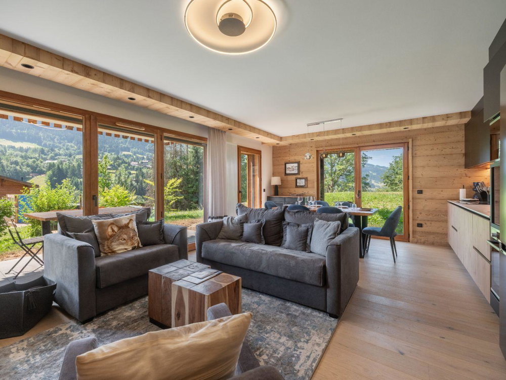 Garden-Level Apartment – Mont-Blanc Views for sale in Megeve 713587571
