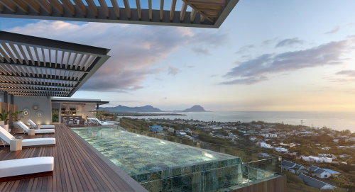 Duplex luxury villa with panoramic ocean view 779253540