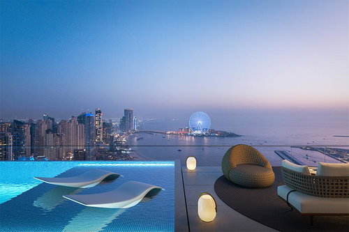 W Residences Dubai Harbour – Exclusive 5-Bedroom Penthouse with Majestic Sea Views from the 36th Floor 911049236
