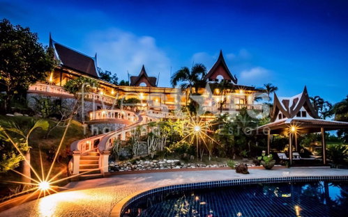 Unique Thai Style sea view villa for sale in Layan 217299612