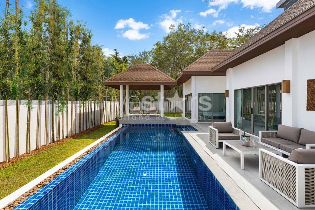 brand new 4 bedroom villa ready to more in for sale in Rawai Phuket.