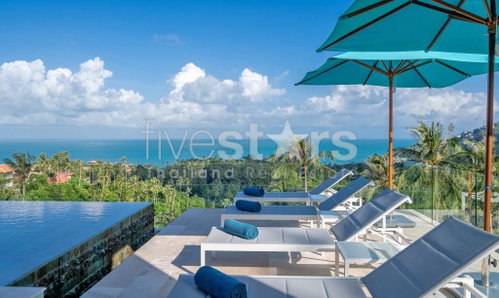 Stunning sea-view villa for sale on Chaweng hill 2138265610