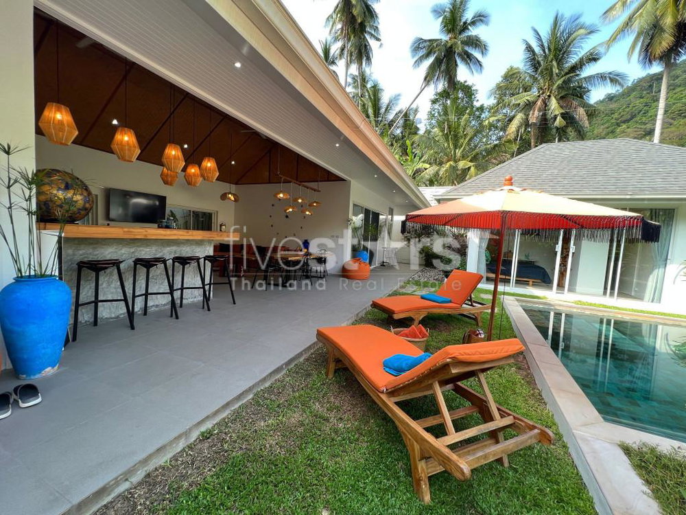 Balinese style villa with 3 bedrooms for sale in Lamai 1518046290