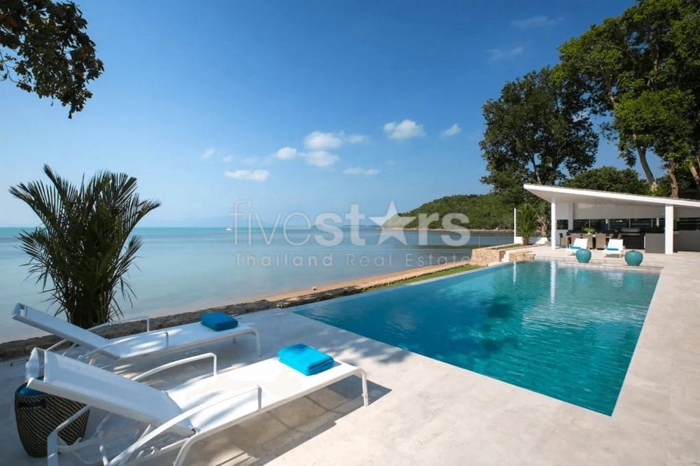 Lovely 3 bedroom private Beachfront villa for sale Koh Samui 1812011548
