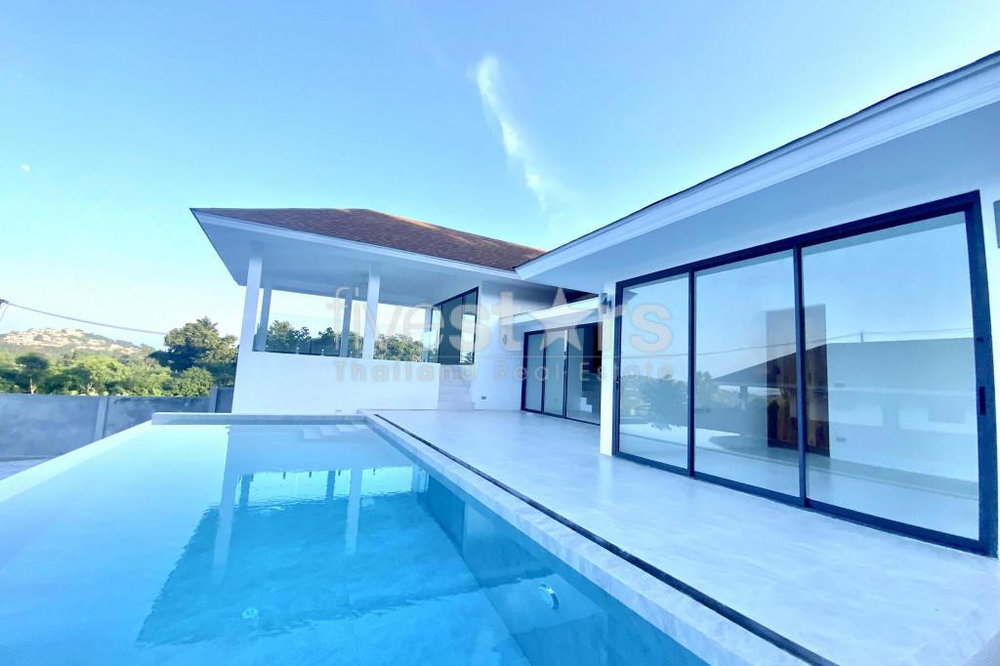4 bedrooms new sea view villa for sale in plai Laem 3400982445