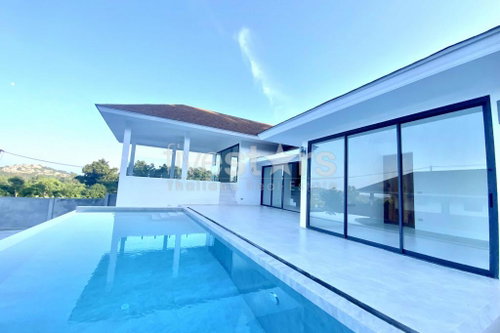 4 bedrooms new sea view villa for sale in plai Laem 3400982445