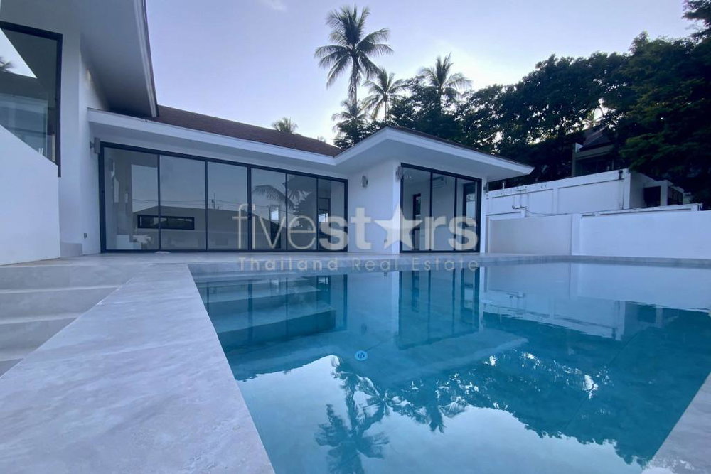 4 bedrooms new sea view villa for sale in plai Laem 3400982445