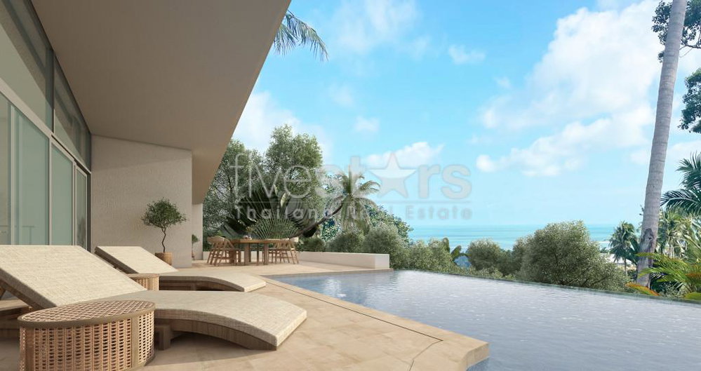 3-Bedroom Villa with Stunning Seaview for Sale in Lamai 133092028