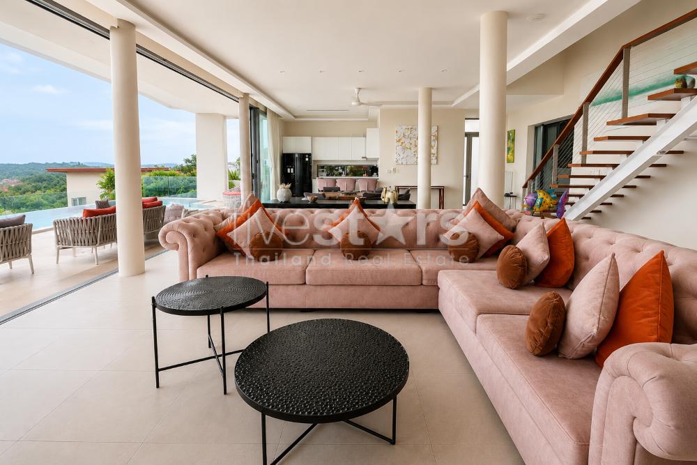 Sea View 4-Bedroom Villa for Sale – Plai laem, Koh Samui 3446793965