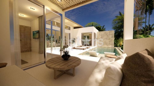 3-Bedroom Tropical Pool Villa for Sale – Plai Laem, Koh Samui 109665328