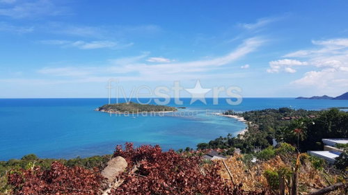 3 sea view plots for sale between Choeng Mon and Chaweng 4257435480