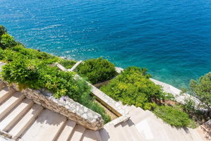 Stone Seafront House near Dubrovnik 439494116