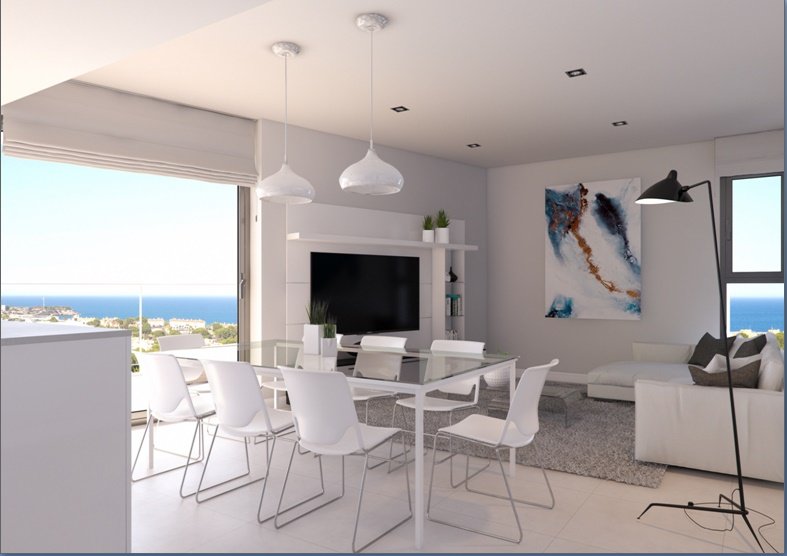 Apartment with sea views in Dehesa de Campoamor, Orihuela Costa 1047444353
