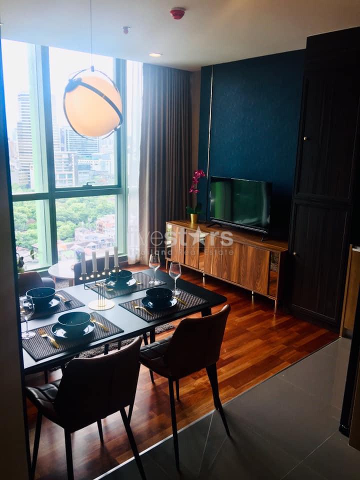 Modern 2 bedrooms condo for rent near BTS Ratchathewi 2923937378