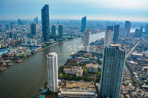 Stunning 3-bedroom riverside high floor condo for sale in Bangkok 3580811225