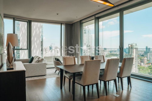 2-bedroom spacious high-end condo for sale 150m from BTS Chidlom 1611145007