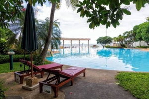 Spacious 3-Bedroom Freehold Beachfront Condo at Baan Sansaran, Hua Hin – Private Garden, Ground Floor Unit 1338937569