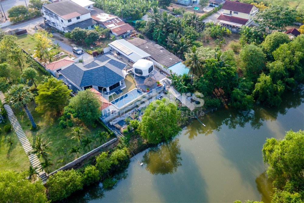 Riverside 4 Bed Modern Private Pool Villa For Sale in Pranburi 176737978