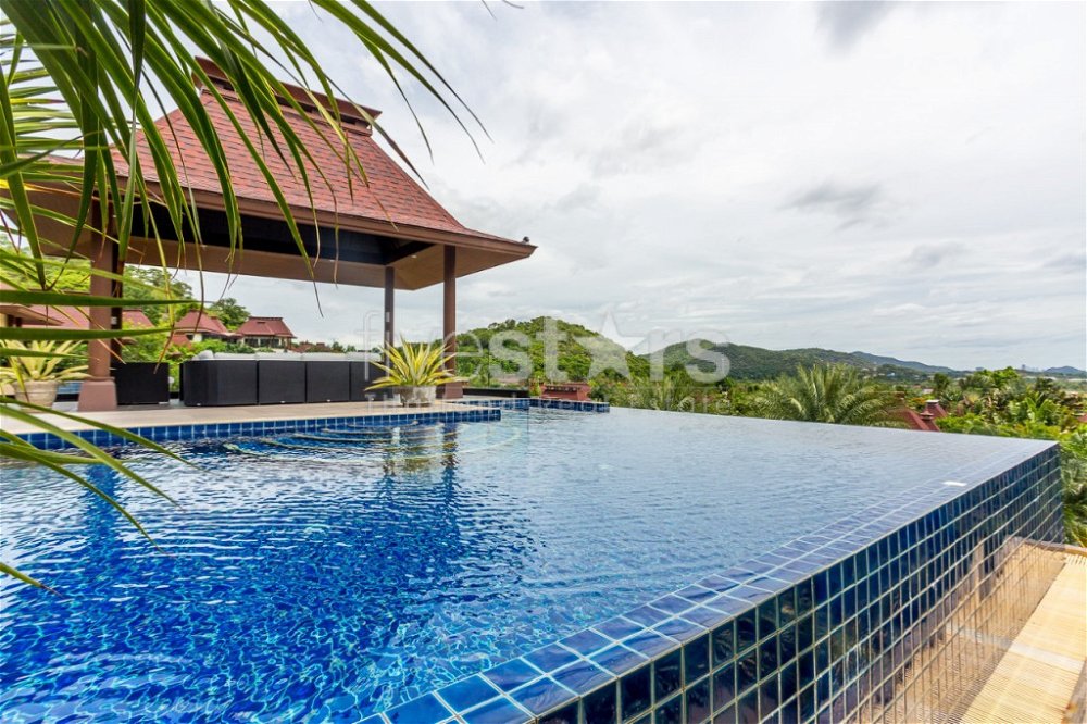 One Of A Kind Mountainside Sea View Villa – Estate For Sale in Khao Tao 2500329853