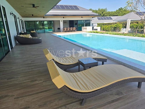 Modern 3-Bedroom L-Shaped Villa with Golf Course Views at Palm Hills 2349243488
