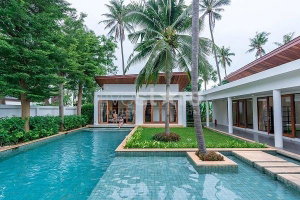 PRAN A LUX : LUXURY 3 BED POOL VILLA JUST FEW STEP TO BEACH 496784363