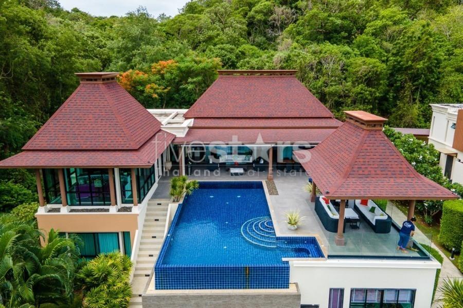 One Of A Kind Mountainside Sea View Villa – Estate For Sale in Khao Tao 3402710729