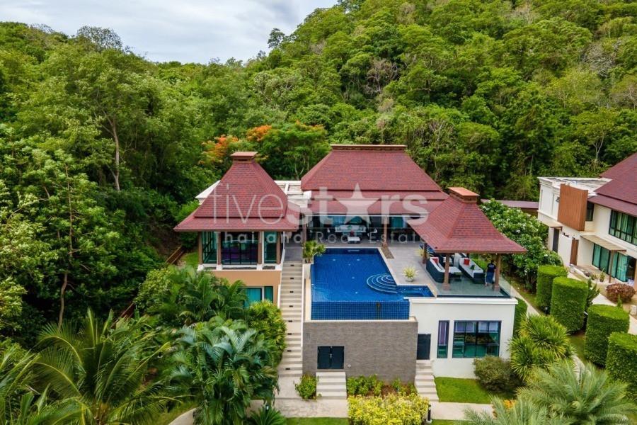 One Of A Kind Mountainside Sea View Villa – Estate For Sale in Khao Tao 3402710729