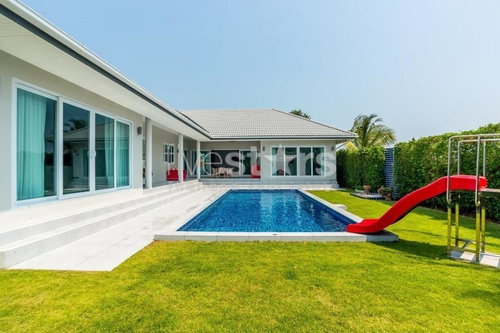 Two Modern Pool Villas with Mountain View – 7 Bedrooms on 1 Rai in Khao Tao, Hua Hin 78060271