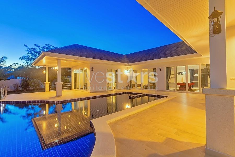 Tropical 3 Bedroom Pool Villa For Sale with Large Land Near Khao Tao Hua Hin 686263605